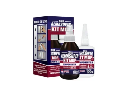 Kit MDF Bicomponente Almasuper A 190ml / B 100g - Almata Química