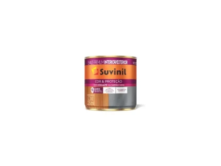 Tinta Esmalte Sintético Premium Cor & Proteção Base de Solvente Fosco Branco Neve 225ml - Suvinil