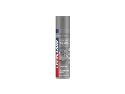 Tinta Spray Uso Geral Alumínio para Rodas 400ml / 250g - Chemicolor