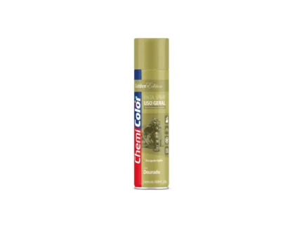 Tinta Spray Uso Geral Dourado 400ml / 250g - Chemicolor