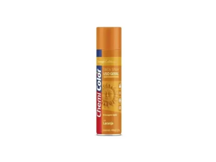 Tinta Spray Uso Geral Laranja 400ml / 250g - Chemicolor