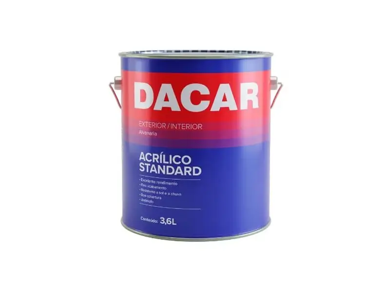 Tinta Acrilica Standard 3,6L Banco Neve - Dacar