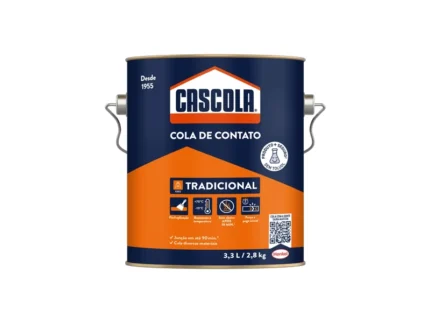 Adesivo de Contato Cascola Tradicional 3,3L / 2,8Kg sem Toluol - Henkel