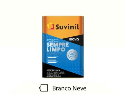 Tinta Acrílica Premium Inova Fosco Sempre Limpo 18L Branco Neve - Suvinil