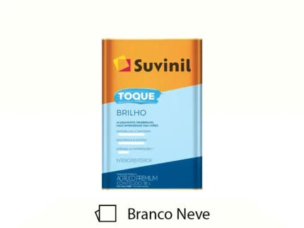 Tinta Acrílica Premium Toque Brilho 18L Branco Neve - Suvinil