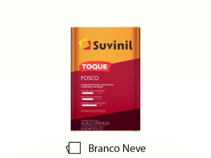 Tinta Acrílica Premium Toque Fosco 18L Branco Neve - Suvinil