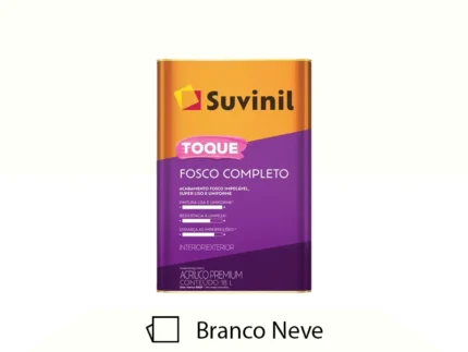 Tinta Acrílica Premium Toque Fosco Completo 18L Branco Neve - Suvinil