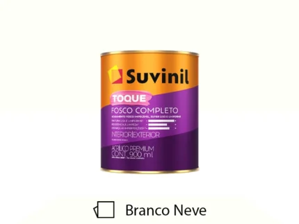 Tinta Acrílica Premium Toque Fosco Completo 900ML Branco Neve - Suvinil