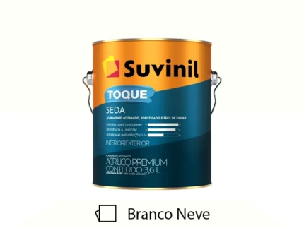 Tinta Acrílica Premium Toque Seda 3,6L Branco Neve - Suvinil