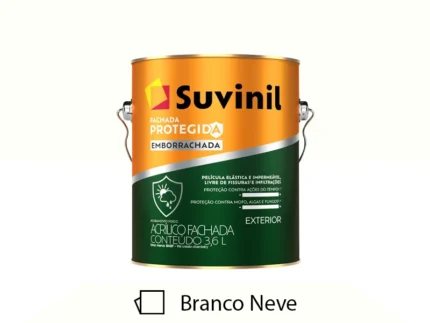 Tinta Acrílica Premium Fachada Protegida Emborrachada 3,6L Branco Neve - Suvinil