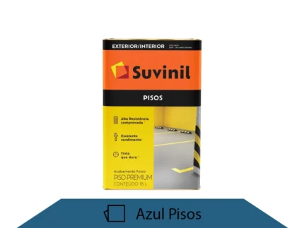 Tinta Acrílica Premium Piso 18L Azul - Suvinil