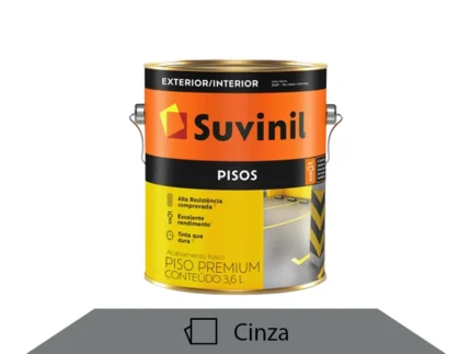 Tinta Acrílica Premium Piso 3,6L Cinza - Suvinil