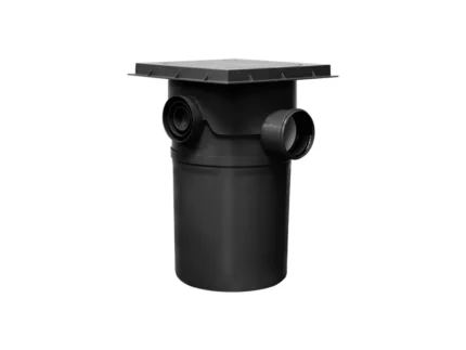 Caixa de Gordura 18 Litros Preta com Cesto de Limpeza - Plastilit