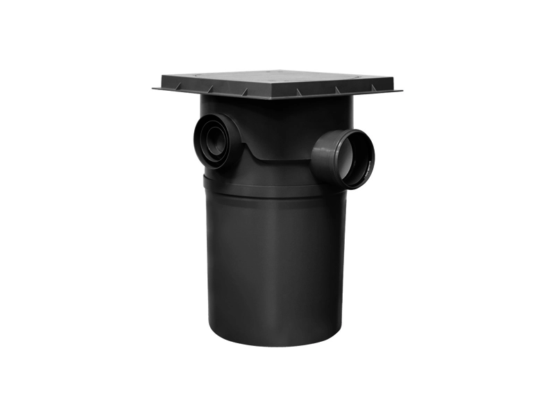 Caixa de Gordura 18 Preta Litros com Cesto de Limpeza - Plastilit