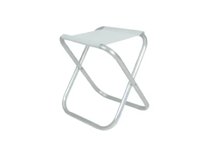 Banqueta em Alumínio Dobrável Branca - Bel