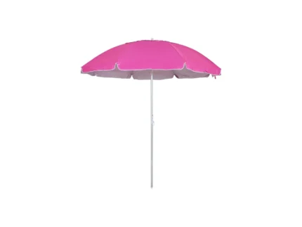 Guarda-Sol Alumínio Articulado Capri 2,40m em Poliéster Rosa - Bel