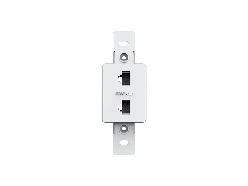 Mecânismo Rj45 Duplo Artis Branca - Enerbras - 145E2SP