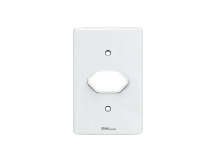 Placa 2x4 1 Tomada Artis Branca - Enerbras