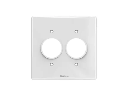 Placa 4x4 1+1 Posto Redondo Artis Branca - Enerbras