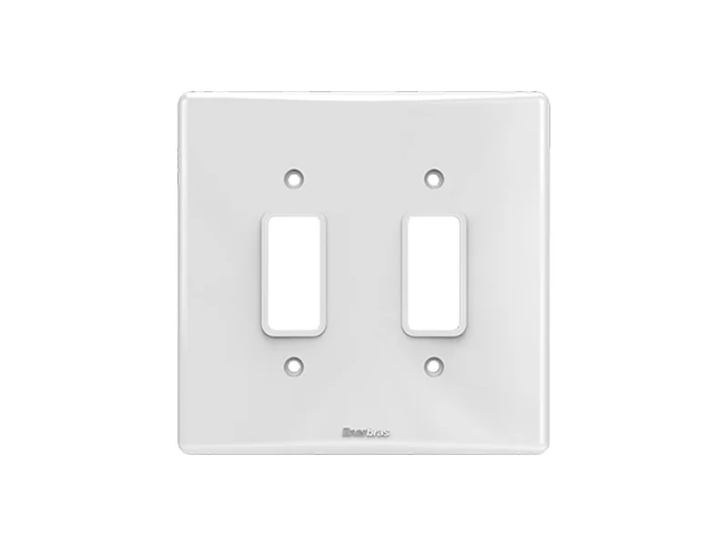 Placa 4x4 1+1 Tecla Artis Branca - Enerbras - 112E4