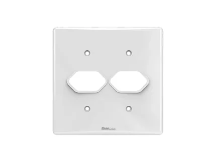 Placa 4x4 1+1 Tomada Artis Branca - Enerbras