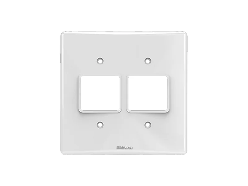 Placa 4x4 2+2 Teclas Artis Branca - Enerbras - 112E5