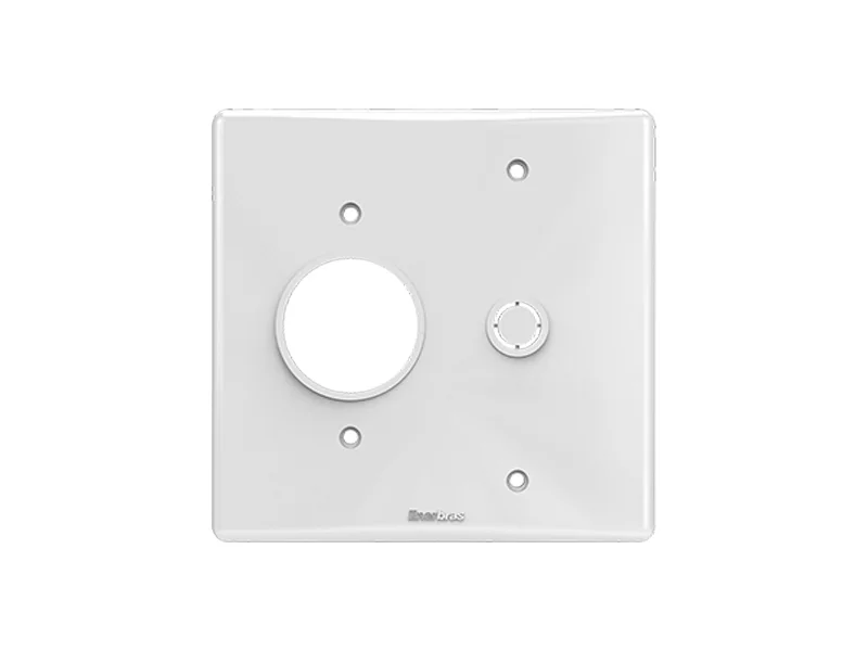 Placa 4x4 Saida Fio + 1 Posto Redondo Artis Branca - Enerbras - 112E13