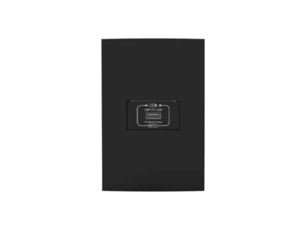 Conjunto USB 5V 2.0A Dubai Matte Black - Enerbras