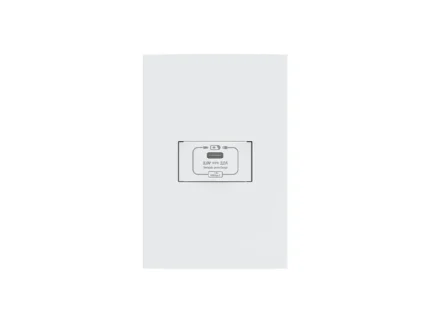 Conjunto USB-C 5V 2.0A Dubai Branca - Enerbras