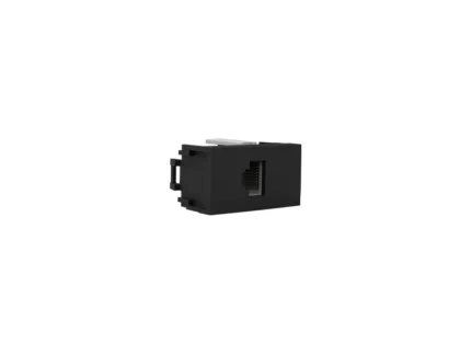 Módulo RJ45 CAT5E Dubai Matte Black - Enerbras
