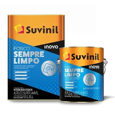 Descrição Tinta Acrilica Fosco Sempre Limpo - Suvinil